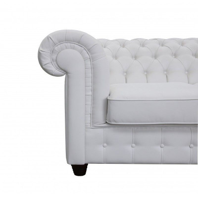 Design Klassiker Chesterfield Grouss XXL Couch Lieder Textil Sofas Couchen 3 Sëtzer