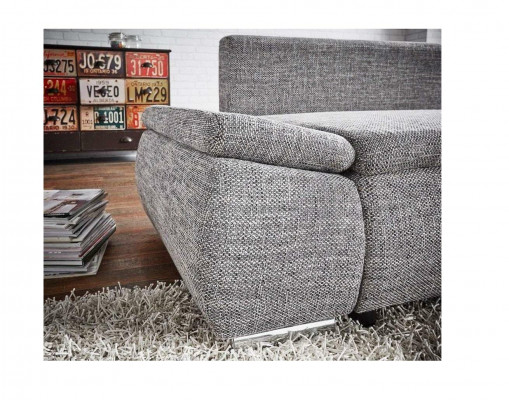 Schlofsofa Design Ecksofa Schlofsofa Bettfunktioun Couch Polster Textil Sofas