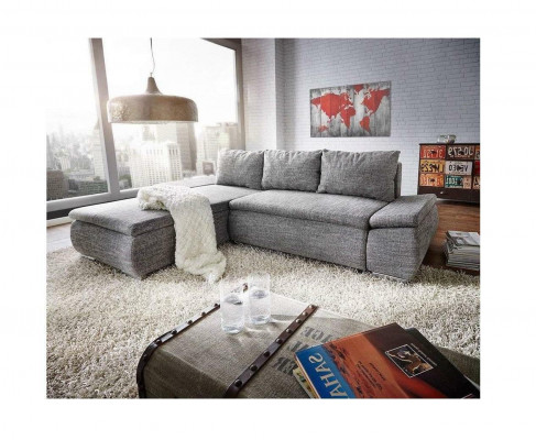 Schlofsofa Design Ecksofa Schlofsofa Bettfunktioun Couch Polster Textil Sofas