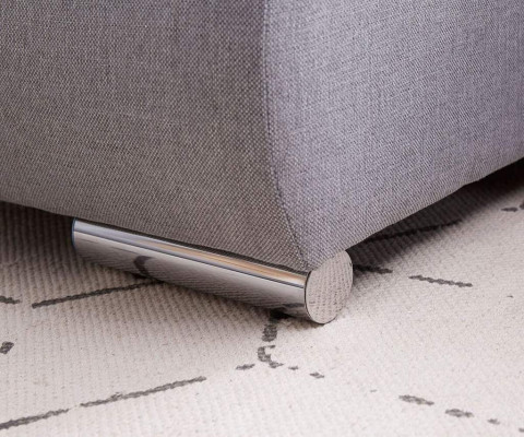 Schlofsofa Design Ecksofa L-Form Bettfunktioun Couch Textil Sofas Stoff
