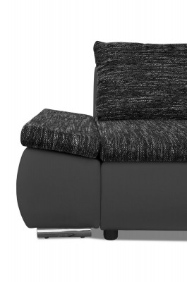 Design Eckcouch Schlofcouch Bettfunktioun Canapé Lieder Stoff Plooschter Canapéen