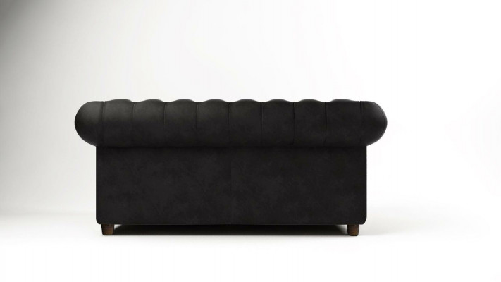 Design Chesterfield Sofa 2-Sëtz Couch gepolstert Lieder Sofas Wunnzëmmer