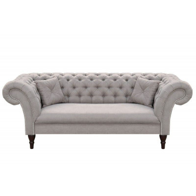 Chesterfield Design Couch Polster Lieder Textil Sofa Sofas Couchen 3er Sëtz Neien