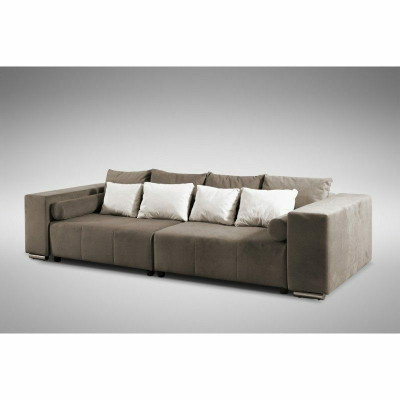 Canapé 4 Sëtzer Grouss XXL Bettfunktioun Canapé Canapéen Wunnzëmmer Design Nei