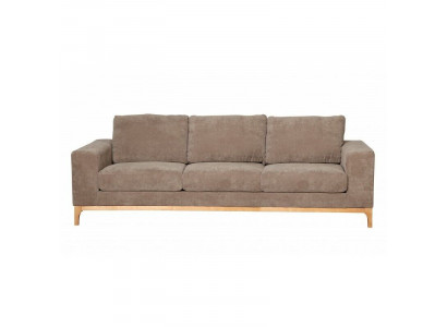 Sofa 3-Sëtzer Couch Polstersofa Couchen Wunnzëmmer Design Textil Stoff Nei