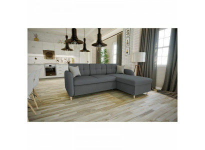 Design-Ecksofa Sofa Schlofffunktion Canapé Polstersëtz Ecksofa Schloffcanapé Eck
