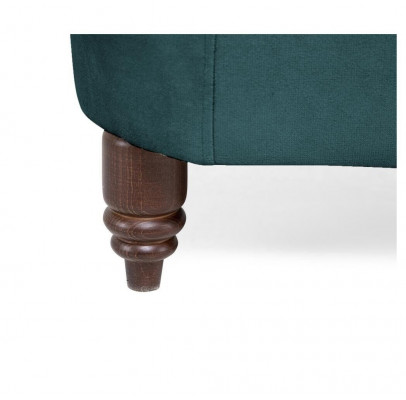 Klassesch Chesterfield Miwwelen Dräisëtzer Couch Textil Sofa Edelt Design