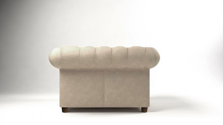 Edel Design Chesterfield Gestëppelten Fauteuil Fernseh Sëtz Lounge Club Textil