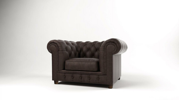 Sëtz Fernseh Sëtz Club Lounge Textil Lieder Édelt Design Chesterfield