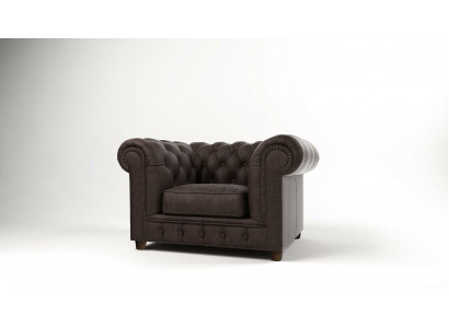 Sëtz Fernseh Sëtz Club Lounge Textil Lieder Édelt Design Chesterfield