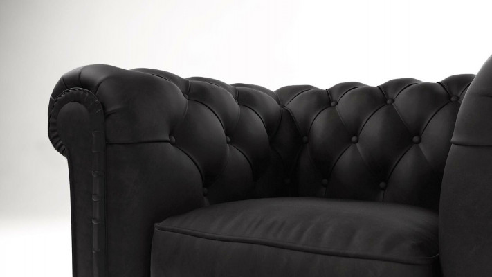 Edel Design Chesterfield Sëtzgepolster Fernsehsëtz Lounge Club Stoff