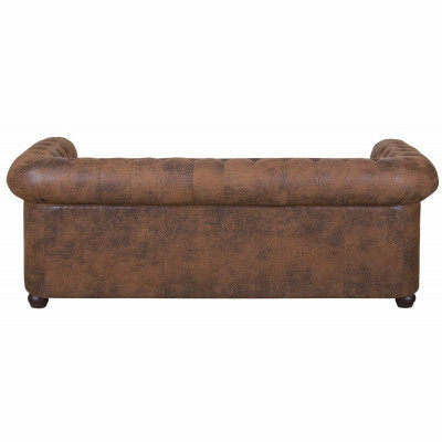 Chesterfield York Gobi 3-Sëtz Lieder Canapé Polstersofas Couchen Neien