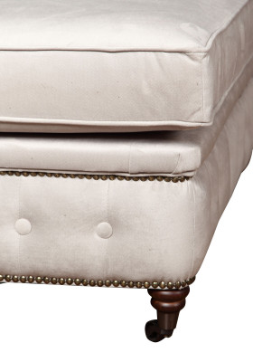 Canapé 2 Plazen Chesterfield Couch Textil Stoff Canapé Miwwelen Edel Design