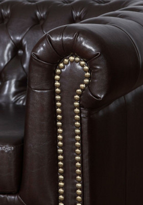 Design Canapé Zweisëtzer Couch Chesterfield Polster Set Garnitur Lieder Textil Nei