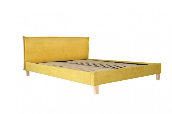 Duebelbett, Bett, Better, Këssen, Schlofkummer, Bettkëscht, Bestietnes, Giel Textil, Stoff.