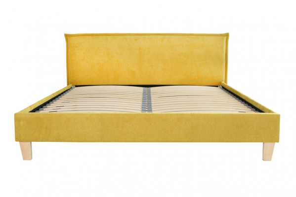 Duebelbett, Bett, Better, Këssen, Schlofkummer, Bettkëscht, Bestietnes, Giel Textil, Stoff.
