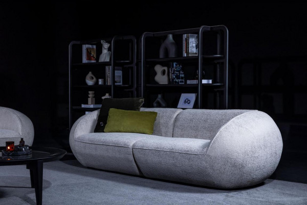 Luxuriéis Lounge Garnitur Canapé Set Fënnefsetter Dräisëtzer Sesselle Set Modern