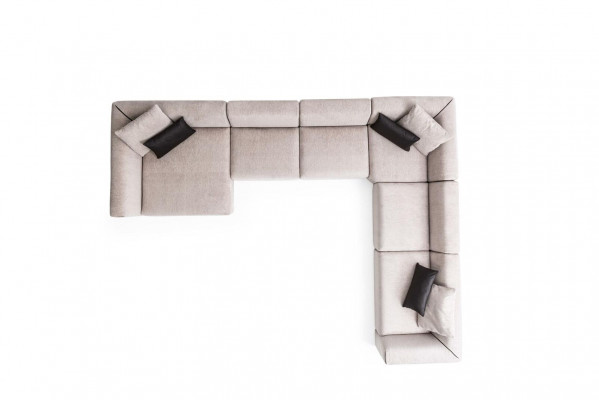 Luxus Eckcouch an U-Form Wunnzëmmer Set Modern Wunnzëmmer Polstersofa Nei
