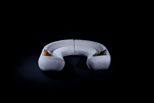 Design Canapé U-Form Polster Wunnzëmmer Lounge-Sëtzgrupp