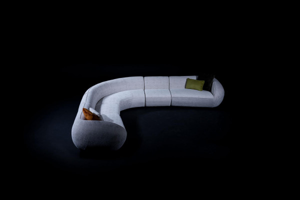 Wunnzëmmer Ecksofa Luxus L-Form Sofa Modern Sëtzberäich Lounge Sëtzgrupp