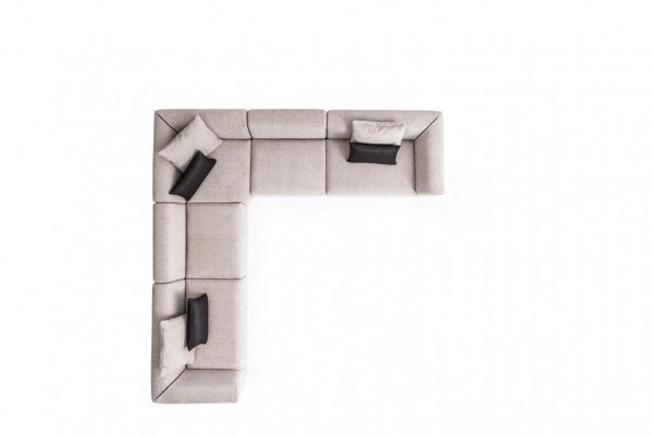 Maulwurf Eckcanapé Eckcanapé-Set Kompakt Sofaecker Textilmiwwel Sëtzécke Canapé
