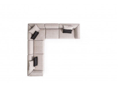 Maulwurf Eckcanapé Eckcanapé-Set Kompakt Sofaecker Textilmiwwel Sëtzécke Canapé