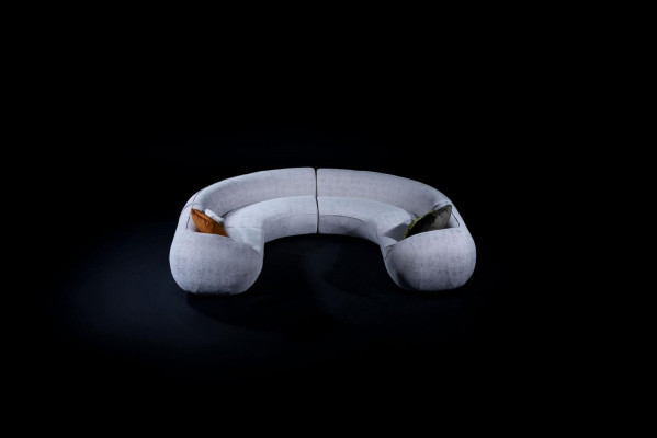 Luxus Ecksofa U Form Sofa Wunnzëmmer Polstersofa Modern Design Miwwelen