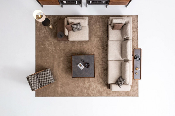 Sofa Set Wunnlandschaft Ecksofa Garnitur Stëffgarnitur Textil Sofas