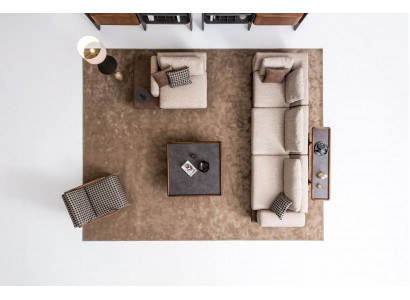 Sofa Set Wunnlandschaft Ecksofa Garnitur Stëffgarnitur Textil Sofas