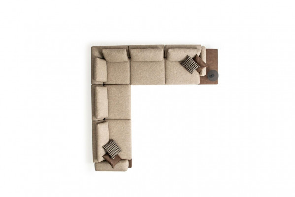 Eckcouch L-Form Wunnzëmmer Couch Design Modern Polstersofa Miwwelen