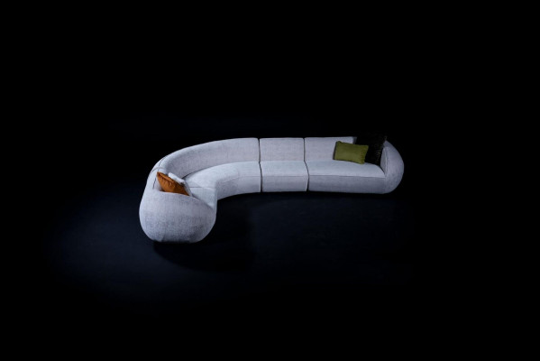 Grou Lounge Sëtzgrupp Designer Sëtzgrupp Polsterméigel Sofasen Couch