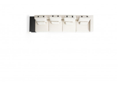 Wäisse Fënnefsëtzer Wunnzëmmer Canapé Textilméiwwel Modern Sofas Design