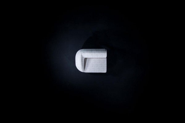 Textilcouch Modern L-förmeg Couch Wunnzëmmer Designer Sofen