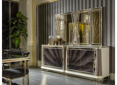 Luxus Kommode Anrichte Sideboard Metall Gold Schaf Edle Kommoden Nei