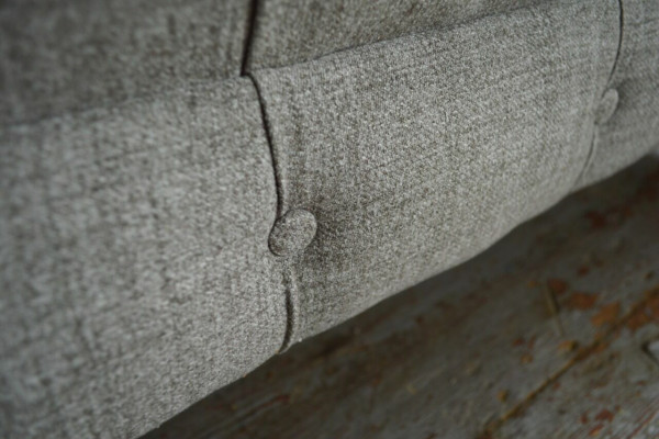 Design Chesterfield Sofa 3 Couch Sofa Set Stoff Polster Lieder Dräi-Sëtz Couchë.