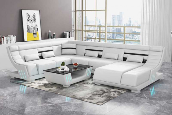 Design Sofen Wunnlandschaft Sofa U Form Ecksofa Brong Couchen Miwwelen