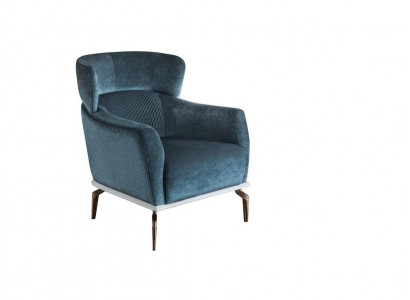 Design Still Moderne gréng Faarf Wonnerzëmmer Sëtzmiwwelen Textil Luxus Miwwelen