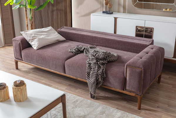 Modern Dräisëtzer Sofa Relax Sofa Luxus 3er Sofa Wunnzëmmer Couchen