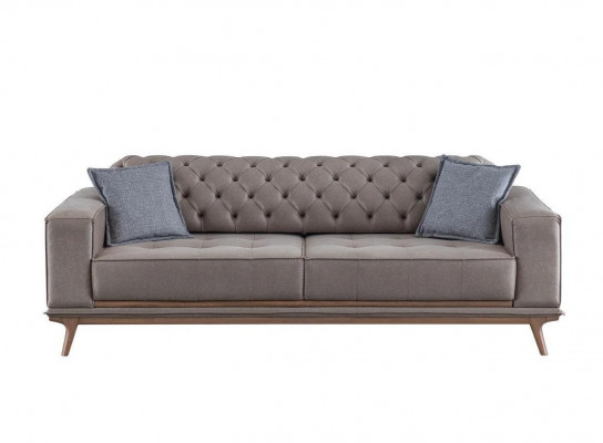 Sëtz 4-Sëtz Design Sofas Polster Gro Textil Relax Sëtz Miwwelen Modern