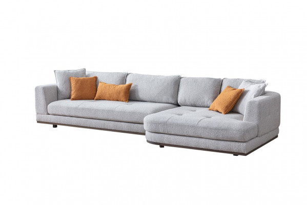 Luxus Ecksofa L - Form Modern Miwwelen fir Wunnzëmmer Gro Faarf Designer