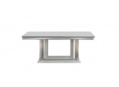 Exklusiven Designer Iessdësch Modern Miwwelen am Iesszëmmer Wäissen Dësch 200x100