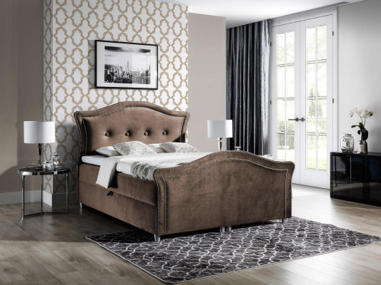 Chesterfield Boxspring Better Hotel Bett Schlofkummer Samett Bettschaaf Duebel