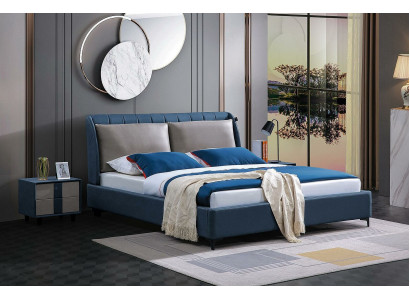 Bett 3 Stéck Schlofzëmmer Set Design Modern Luxus Schlofzëmmer Nuetsdësch Better!