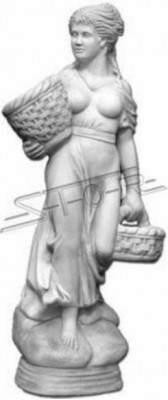 Antik Stil Figur Fra mat Kuerf Gaart Designer Figuren Skulptur