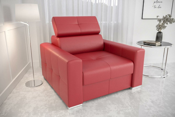 Sesselen Modern Lounge Club Wunnzëmmer Modern Textil Stoff Rout Kreativ Miwwelen