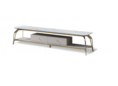Sideboard Kommod RTV Design Fernseher matt niddrëg Deko Schaf nei Board Mauer