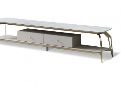 Sideboard Kommod RTV Design Fernseher matt niddrëg Deko Schaf nei Board Mauer