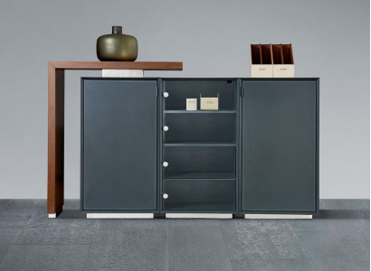 Sideboard Kommode Schaf Konsol Anrichte Büro Miwwelen 221cm XXL