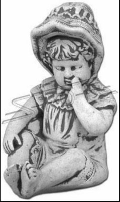 Baby-Büste Skulptur Design Figur Statuë Gaart Figuren Statuen