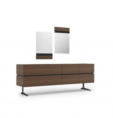 Sideboard mat 2x Spigel Iesszëmmer Komplett Ariichtung Modern Design Nei